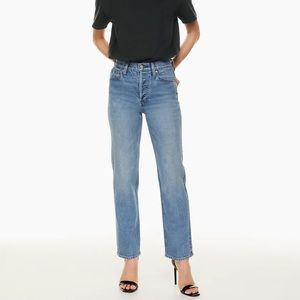 Aritzia Denim Forum Arlo High Rise Straight 28L - Size 31